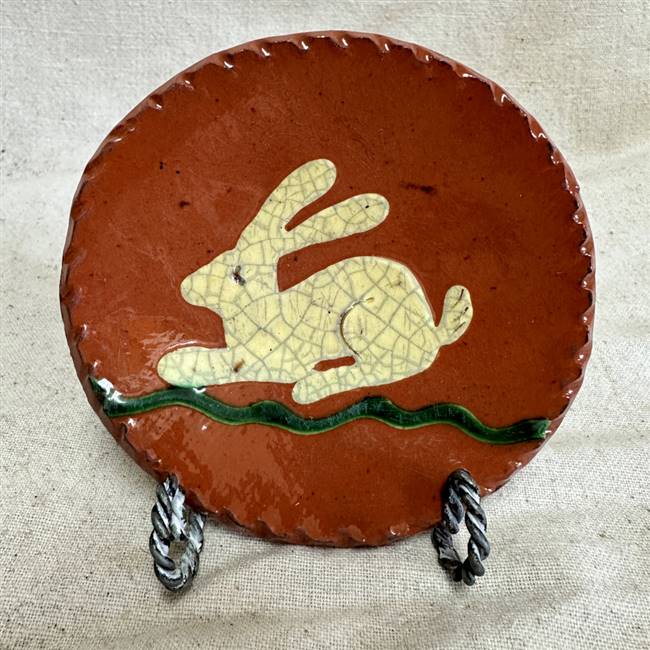 Crystal Rabbit Plate Small Quilled Rabbit Plate $30