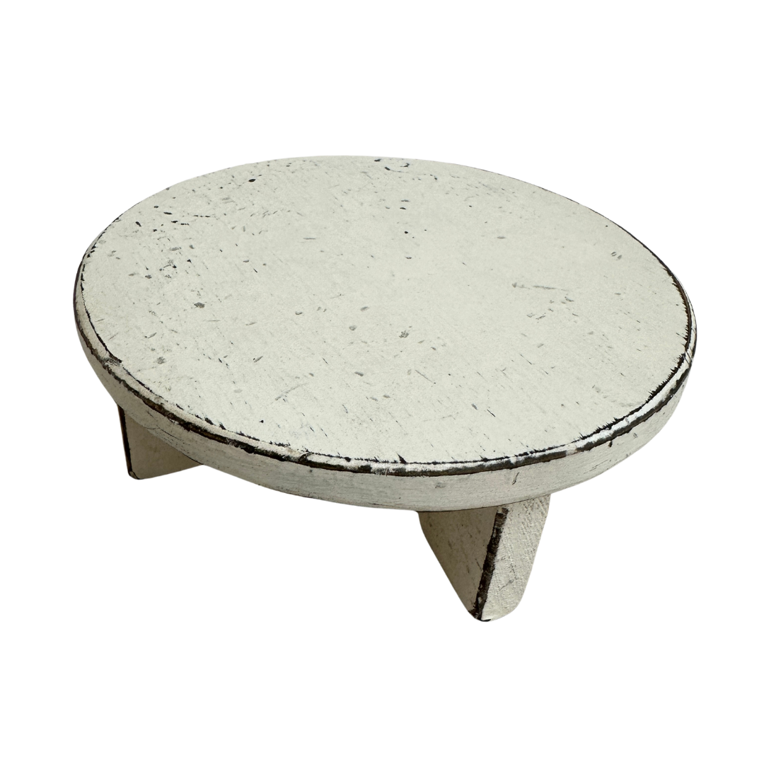 Small Round Riser Small Round Wood Riser $35